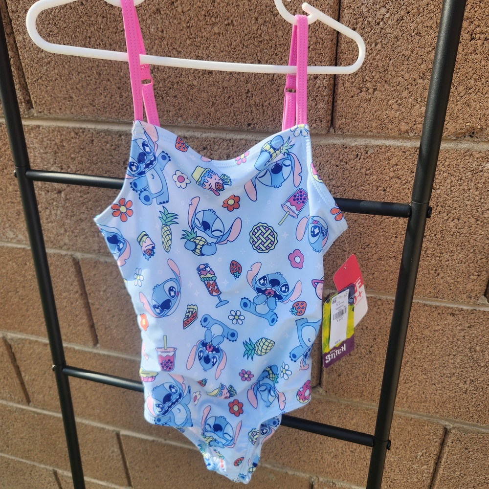 Disney Stitch Blue and Pink Swimsuit